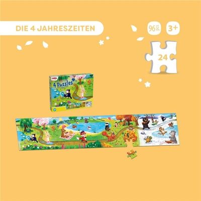 HABA Puzzle Jahreszeiten mehrfarbig unisex HABA Puzzle Jahreszeiten mehrfarbig unisex