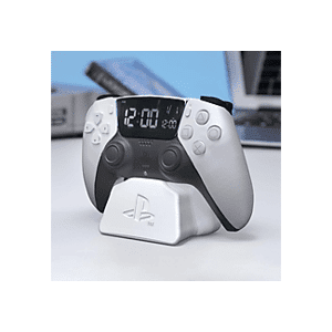 PALADONE PlayStation 5 Alarm Clock - Wecker (Weiss/Grau/Schwarz)
