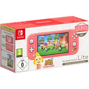 Nintendo Switch Lite - Animal Crossing: New Horizons - Melinda-Edition - Spielekonsole - Koralle
