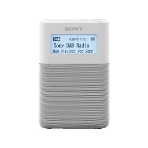 SONY XDR-V20DW - Uhrenradio (DAB+, FM, Weiss)