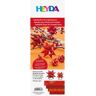 Heyda Papierstreifen-Set Fr&ouml;belsterne, rot-gold, 96 Streifen