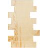 buttinette Holz-Schild, versetzt, 60 x 40 cm - Size: 60 x 40 cm