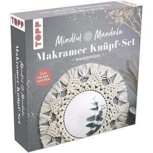 Topp Makramee-Knüpf-Set Mandala Wandspiegel