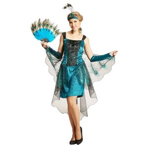 buttinette Pfau-Kostüm Feder für Damen - Size: Gr. 42/44
