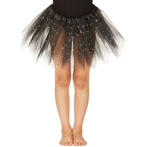 buttinette Kinder-Tutu, schwarz-glitter - Size: Länge ca. 30 cm