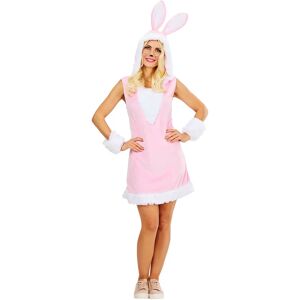 Exclusive Design by buttinette buttinette Kleid Hase, rosa/weiss - Size: Gr. 40/42