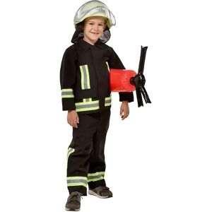 buttinette Feuerwehrmann Fire Kostüm für Kinder - Size: Gr. 104