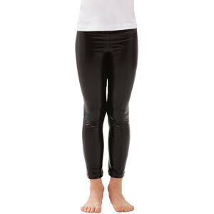 buttinette Kinder-Lack-Leggings, schwarz - Size: Gr. 128