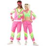 buttinette Trainingsanzug 80er Jahre unisex, pink - Size: Gr. S