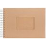 buttinette Pappalbum, mit Sichtfenster, 30 x 21 cm, 25 Blatt - Size: 30 x 21 cm