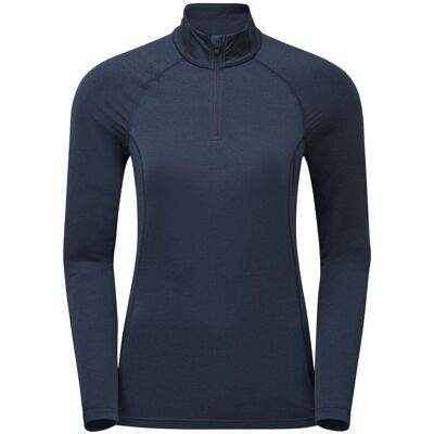 Montane F Dart Xt Zip Neck, Damen, blau Montane F Dart Xt Zip Neck, Damen, blau