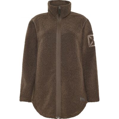 Didriksons Umi, Fleecemantel, Damen, dark mocha Didriksons Umi, Fleecemantel, Damen, dark mocha
