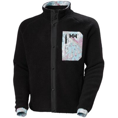Helly Hansen Panorama Pile Snap, Fleecejacke, Herren, schwarz Helly Hansen Panorama Pile Snap, Fleecejacke, Herren, schwarz