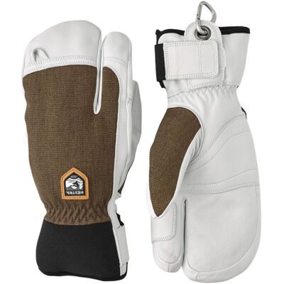 Hestra Army Leather Patrol, 3-Finger-Skihandschuhe, olive Hestra Army Leather Patrol, 3-Finger-Skihandschuhe, olive