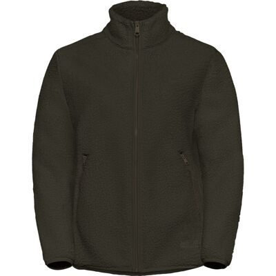 Jack Wolfskin High Curl, Fleecejacke, Damen, dunkelgrün Jack Wolfskin High Curl, Fleecejacke, Damen, dunkelgrün