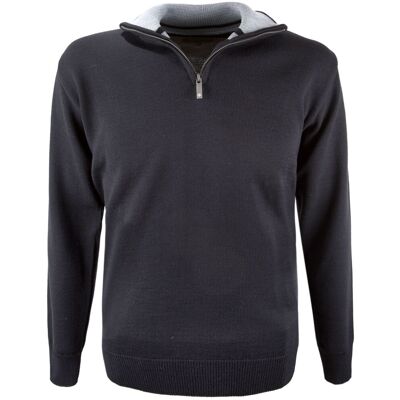 Kama Björn Merino Sweater, Herren, Black Kama Björn Merino Sweater, Herren, Black
