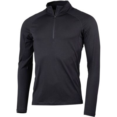 Lundhags Gimmer Merino Lt Ms 1/2 Zip, Zwischenschicht, Herren, Schwarz Lundhags Gimmer Merino Lt Ms 1/2 Zip, Zwischenschicht, Herren, Schwarz