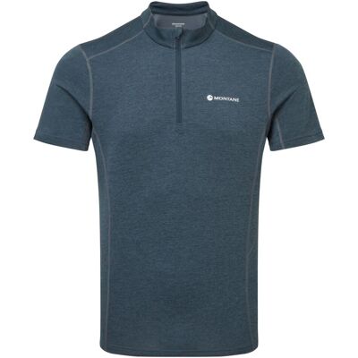 Montane Dart Zip T-Shirt, Herren, blau Montane Dart Zip T-Shirt, Herren, blau