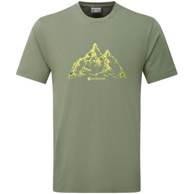 Montane Dual Mountain T Shirt, Herren, grün Montane Dual Mountain T Shirt, Herren, grün