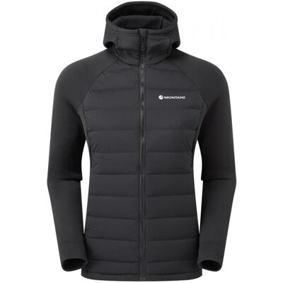 Montane F Composite Hoodie, Daunenjacke, Damen, schwarz Montane F Composite Hoodie, Daunenjacke, Damen, schwarz