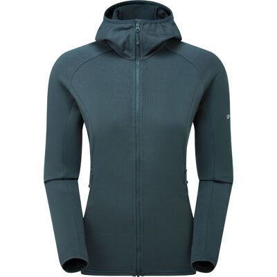Montane F Protium Hoodie, Fleecejacke, Damen, dunkelgrün Montane F Protium Hoodie, Fleecejacke, Damen, dunkelgrün