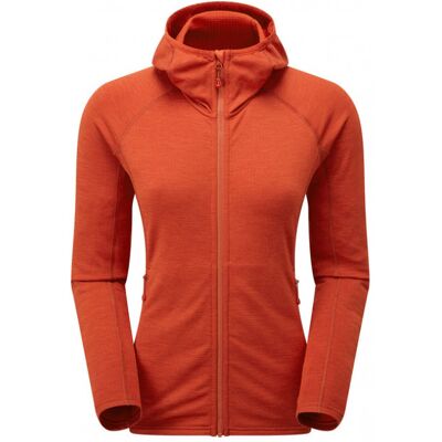 Montane F Protium Hoodie, Fleecejacke, Damen, rot Montane F Protium Hoodie, Fleecejacke, Damen, rot
