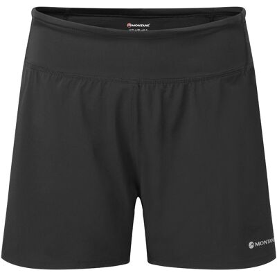 Montane F Slipstream Twin Skin Shorts, Damen, schwarz Montane F Slipstream Twin Skin Shorts, Damen, schwarz