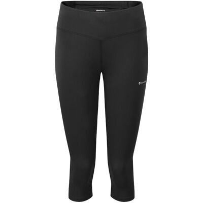 Montane F Sstream 3/4 Trail Tights-Reg Leg, Damen, Schwarz Montane F Sstream 3/4 Trail Tights-Reg Leg, Damen, Schwarz