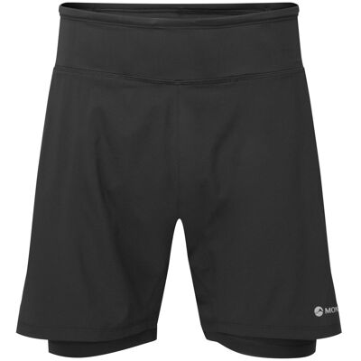 Montane Slipstream Twin Skin Shorts, Herren, schwarz Montane Slipstream Twin Skin Shorts, Herren, schwarz