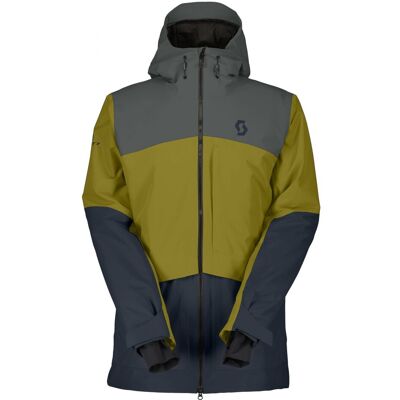Scott Ultimate Dryo Ripstop, Skijacke, Herren, grau/grün Scott Ultimate Dryo Ripstop, Skijacke, Herren, grau/grün