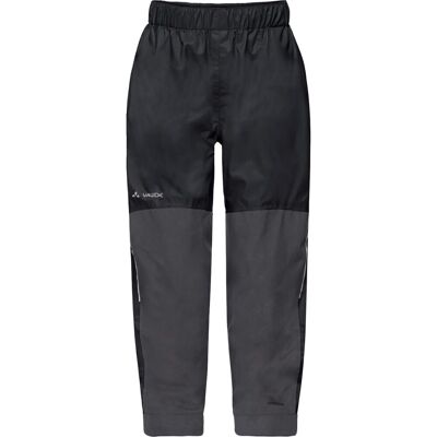 Vaude Kids Escape Pants VI, Regenhose, schwarz Vaude Kids Escape Pants VI, Regenhose, schwarz