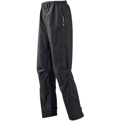 Vaude Men's Fluid Pants II S/S+L/S, Regenhose, Herren, schwarz Vaude Men's Fluid Pants II S/S+L/S, Regenhose, Herren, schwarz