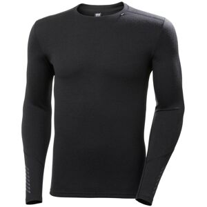 Helly Hansen Lifa Merino Midweight Crew, Herren, schwarz