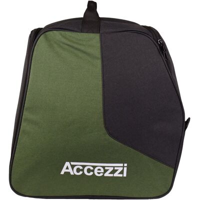 Accezzi schuh- und helmtasche, dunkelgrün Accezzi schuh- und helmtasche, dunkelgrün
