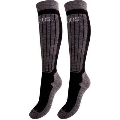 Helios Merino One 60, Skisocken, 2 Paar, schwarz Helios Merino One 60, Skisocken, 2 Paar, schwarz