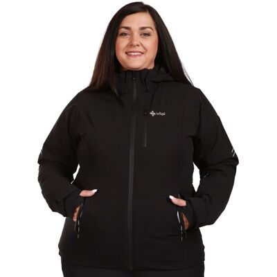Kilpi Valera, Skijacke, Plus size, Damen, schwarz Kilpi Valera, Skijacke, Plus size, Damen, schwarz