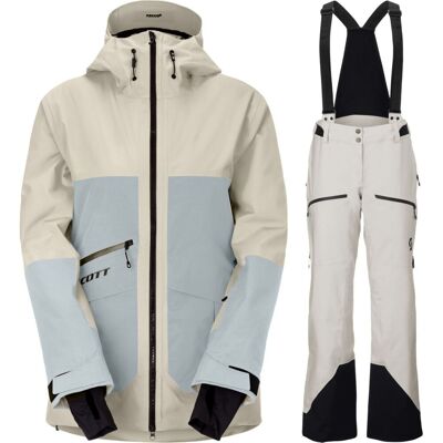 Scott Ultimate Dryo Utility Skiset, Damen, beige/blau Scott Ultimate Dryo Utility Skiset, Damen, beige/blau