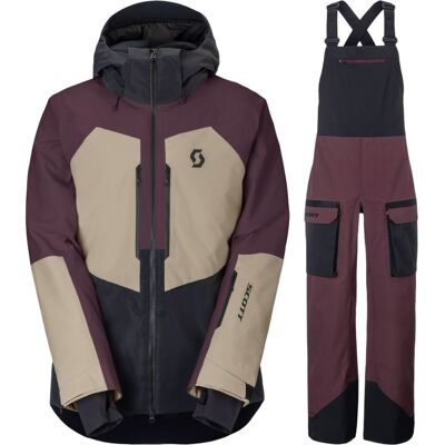Scott Ultimate Dryo Skiset, Herren, cocoa red/beige/rot/schwarz Scott Ultimate Dryo Skiset, Herren, cocoa red/beige/rot/schwarz