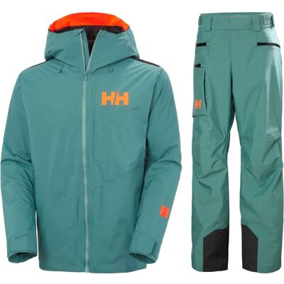 Helly Hansen Powerdreamer 3.0 Skiset, Herren, grün Helly Hansen Powerdreamer 3.0 Skiset, Herren, grün