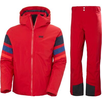 Helly Hansen Panoramic Ins Skiset, Herren, rot Helly Hansen Panoramic Ins Skiset, Herren, rot