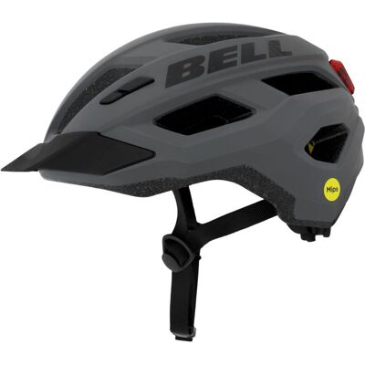 Bell Kick LED Mips, Fahrradhelm, grau Bell Kick LED Mips, Fahrradhelm, grau