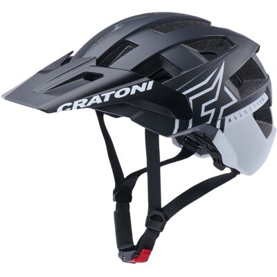 Cratoni Allset Pro, Fahrradhelm, matt schwarz/weiß Cratoni Allset Pro, Fahrradhelm, matt schwarz/weiß