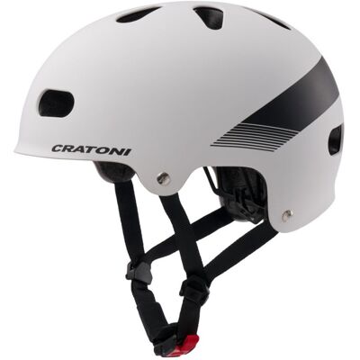 Cratoni C-Mate JR, Fahrradhelm, matt weiß/schwarz Cratoni C-Mate JR, Fahrradhelm, matt weiß/schwarz