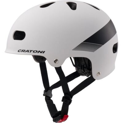 Cratoni C-Mate JR, Fahrradhelm, matt weiß/schwarz Cratoni C-Mate JR, Fahrradhelm, matt weiß/schwarz