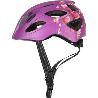 Crazy Safety Cool Heart, Fahrradhelm, Junior, lila Crazy Safety Cool Heart, Fahrradhelm, Junior, lila