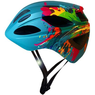 Crazy Safety Cool Splash, Fahrradhelm, Junior, blau Crazy Safety Cool Splash, Fahrradhelm, Junior, blau