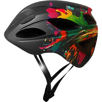 Crazy Safety Cool Splash, Fahrradhelm, Junior, schwarz Crazy Safety Cool Splash, Fahrradhelm, Junior, schwarz