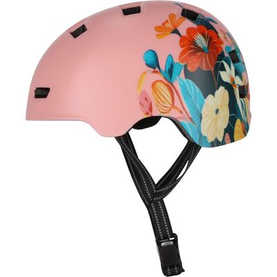 Crazy Safety Rampage Flower, Fahrradhelm, pink Crazy Safety Rampage Flower, Fahrradhelm, pink
