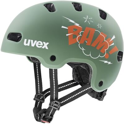 Uvex Kid 4 Style, Fahrradhelm, Junior, grün/orange Uvex Kid 4 Style, Fahrradhelm, Junior, grün/orange