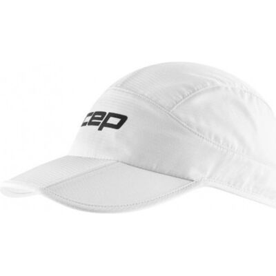 CEP Core Run Foldable Cap, Laufkappe, weiß CEP Core Run Foldable Cap, Laufkappe, weiß